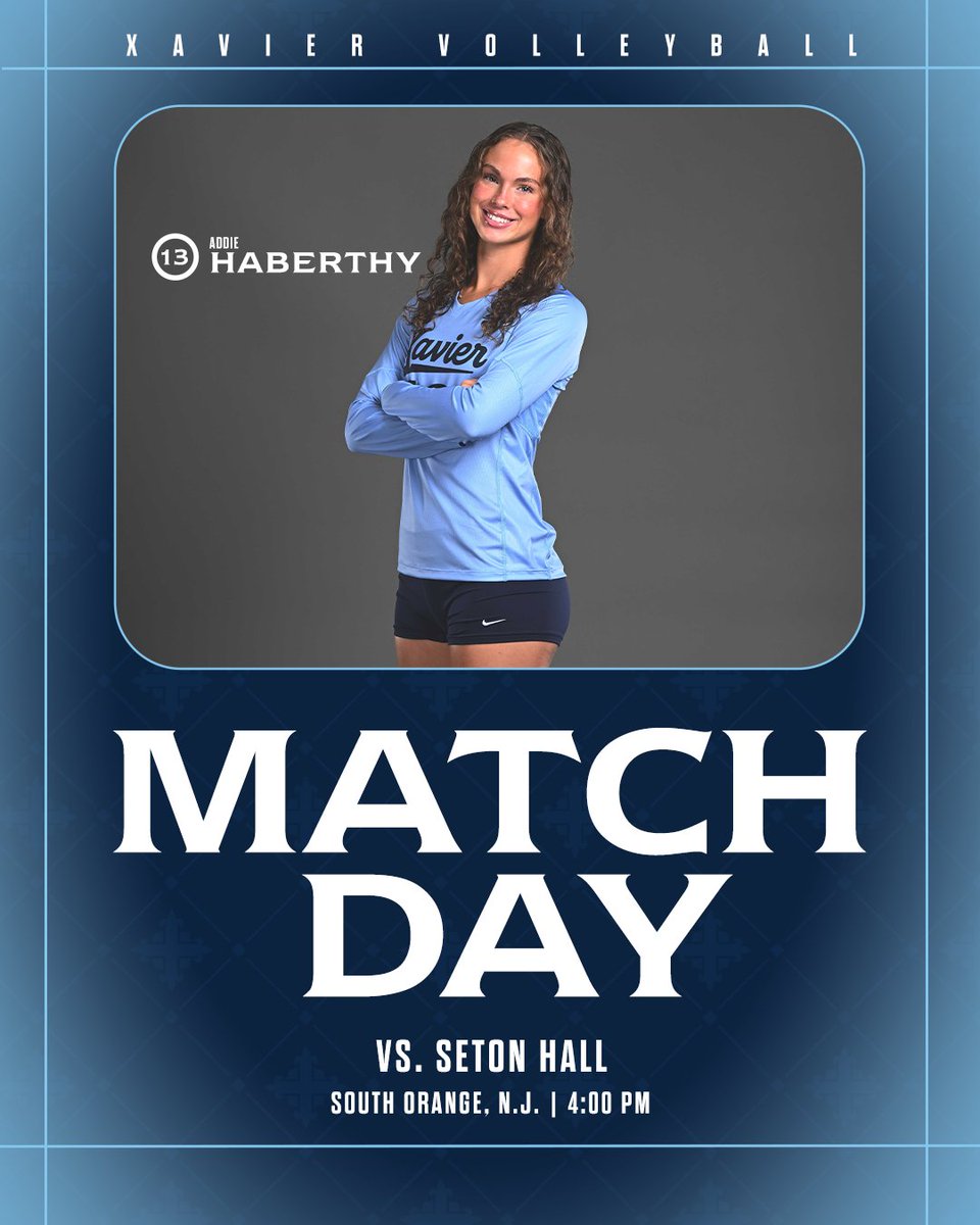 XavierVBALL's tweet photo. Let's get after it 🫡

🆚 Seton Hall
⏰ 4:00 p.m.
📍 South Orange, N.J. 
📺 https://t.co/gJ9SCW7xCb
📊 https://t.co/yFsIsyPrTR

#LetsGoX https://t.co/KO6U9SoK0A
