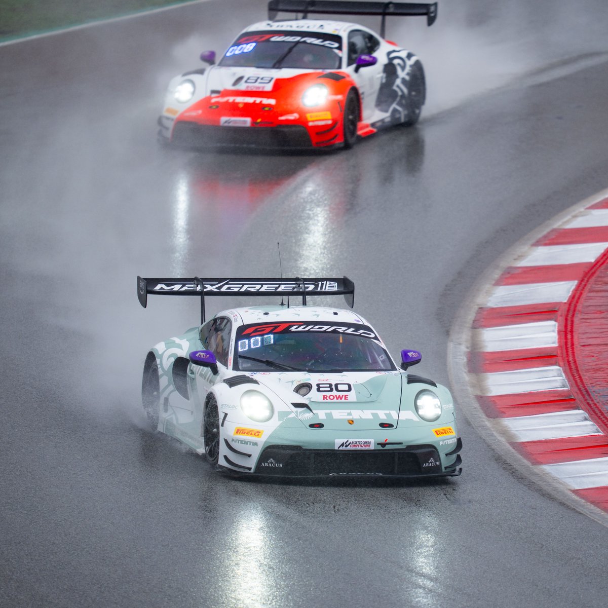PorscheRaces's tweet photo. #GTWorldChEU – They did it: P2 in the 1st GT World Challenge race in rainy Barcelona was enough for Ricardo Feller 🇨🇭 and former Porsche Junior Bastian Buus 🇩🇰 to clinch the Sprint Cup title in the #Lionspeed 🇩🇪 #911GT3R.

Feller has thus repeated his success from 2023. Congrats! https://t.co/bKMK2MlFFx