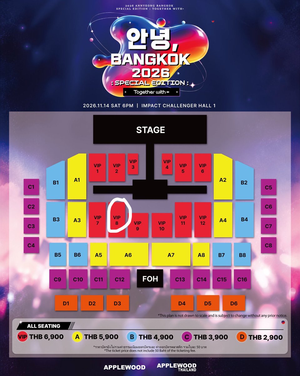 HelloPuppyTix's tweet photo. 🟡บัตรฝากขาย🟡

VIP8 row Q 2ใบติด 
ใบละ 6,000฿ low price!

นัดรับได้ค่ะ 
#안녕_BANGKOK #ANNYEONG_BANGKOK https://t.co/tlwgjDMcdr