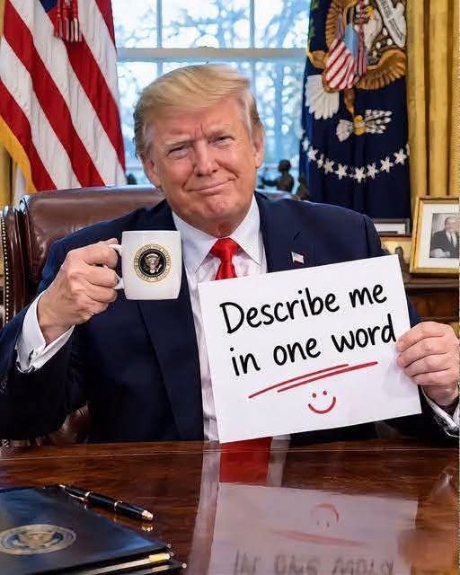 Damaan4u33's tweet photo. What one word best describes Trump? https://t.co/z2sJ885HCn