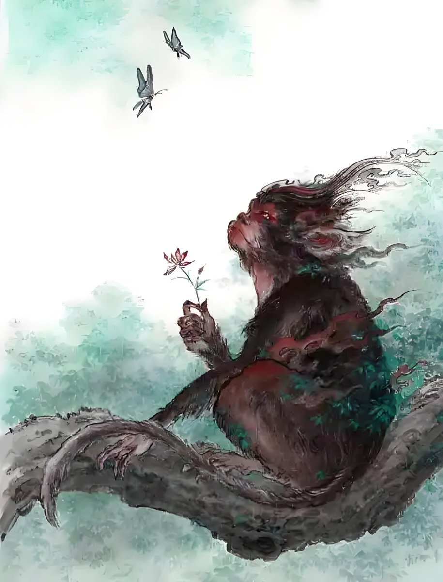 warp_hiram__d91's tweet photo. [Yue Zeyi, the ape, shines bright with ancient charm!]， https://t.co/atrGkVltif