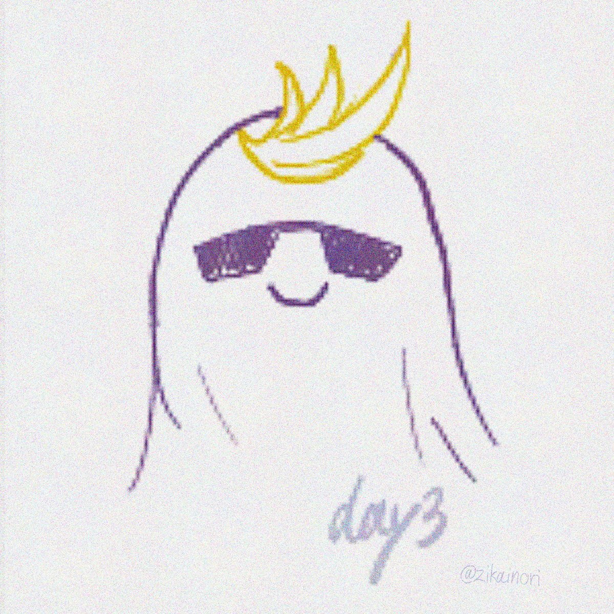 zikainori_'s tweet photo. Day3:ghost
#Nijitober26 #YaminoArt https://t.co/ce87OnIQJb