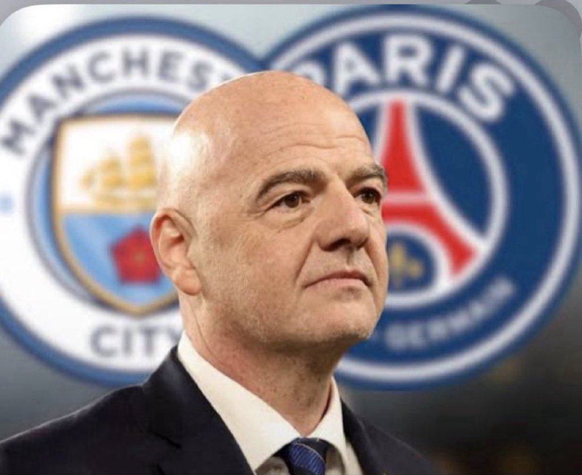 Fenomeno_OM's tweet photo. Nouveau même débloqué avec la découverte que le secrétaire général de l’UEFA Gianni Infantino aie couvert #ManCity  et surtout une disqualification en LDC du @PSG_inside lors de la saison 2013-2014 suite à leur 1er titre de champion de France en 2013 sous QSI
#InvestigatePSGnext https://t.co/WpF8qtyP1a