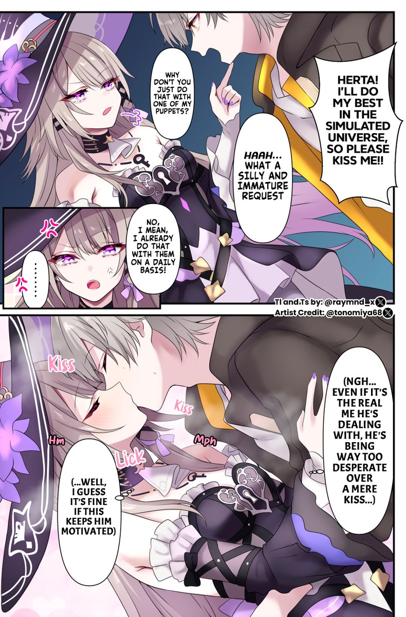 raymnd_x's tweet photo. ☆〈English Translation〉 

Caeherta kissing from artist's book last year https://t.co/Vd3QwFZqxW