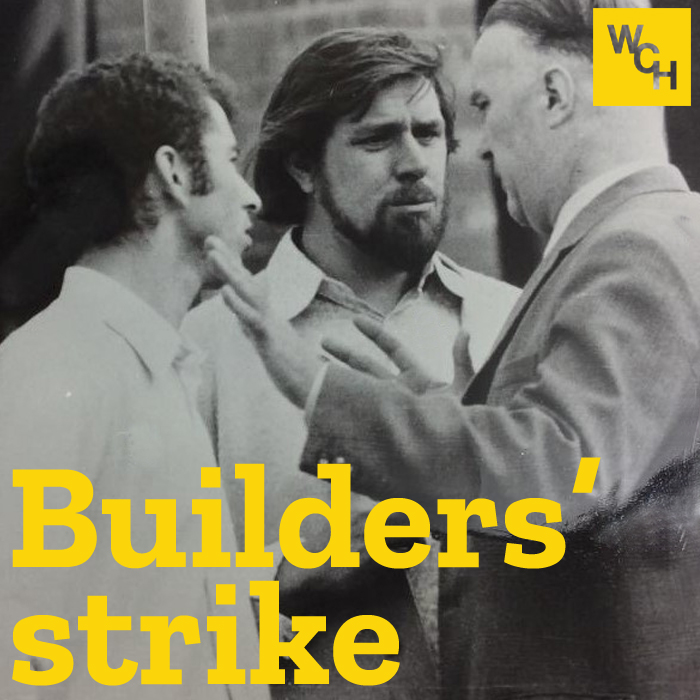 wrkclasshistory's tweet photo. #OtD 3 Oct 1973 the trial began of famous actor Ricky Tomlinson, then a plasterer, with five other building workers for their role in a national builders' strike the previous year. Tomlinson was unjustly jailed for two years. Learn more in our podcast: https://t.co/ohPYTpTbtB https://t.co/66zIiawtJ4