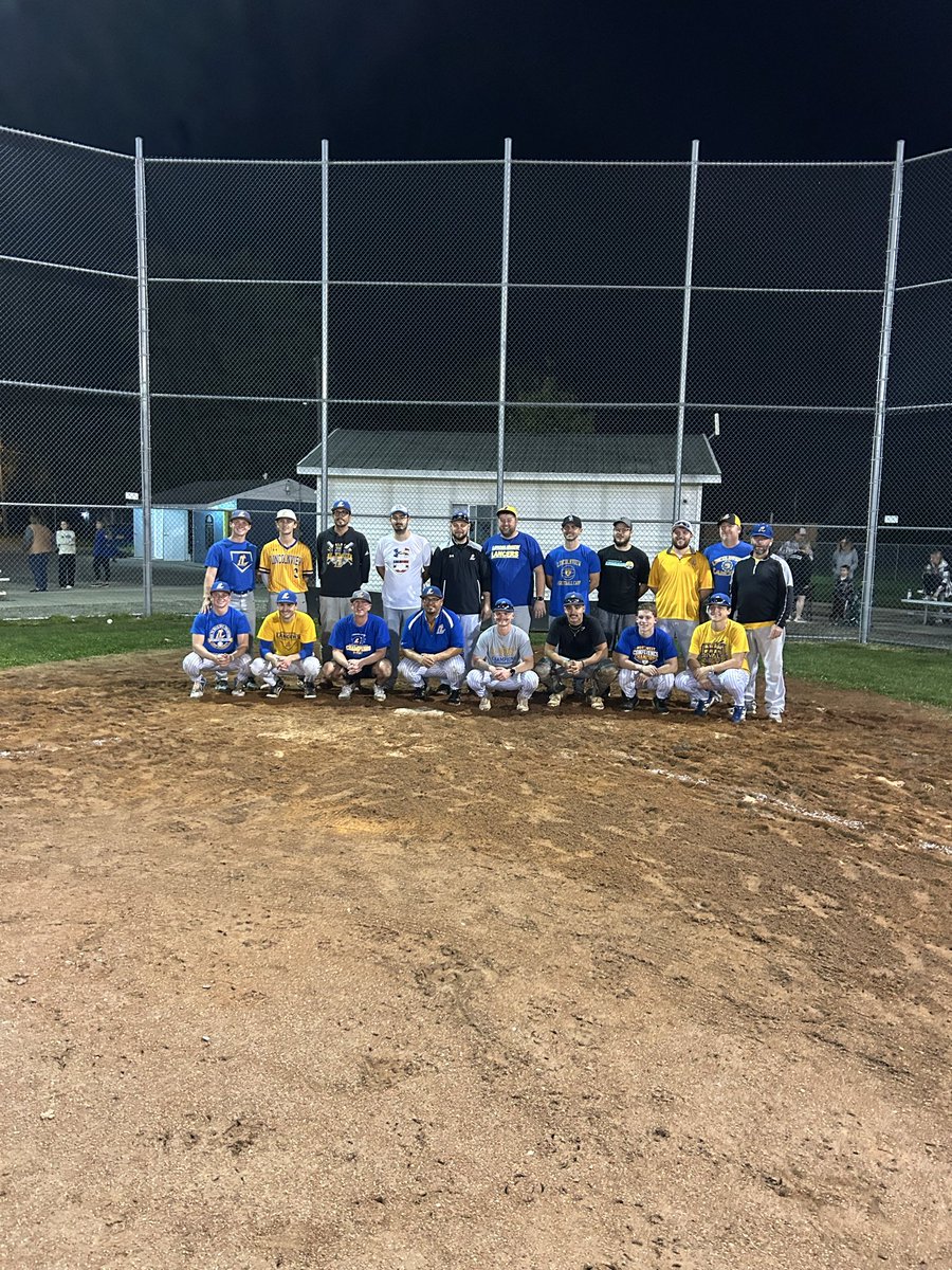 Lancer_BASE's tweet photo. Blue captures an 8-7 win with a walk off home run by 2022 grad and game MVP, Landon Price. Video above is 2019 grad Jaden Youtsey hitting a 3 run home run last night. Thank you to everyone who played and attended. We appreciate your support of the Lincolnview baseball program! https://t.co/0m051RTv0A