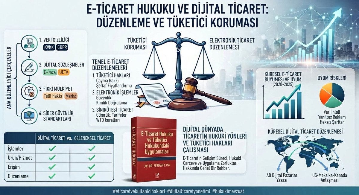 av_fermankaya's tweet photo. E-ticaret, alışverişin ötesinde ticaretin yapısını ve tüketici alışkanlıklarını dönüştüren güçlü, çok yönlü bir dijital pazar alanıdır. Bu alanın hukuk olmaksızın gelişmesi ve bireyi koruması olanaksızdır.  #ETicaret #DijitalDönüşüm #TüketiciHukuku #Hukuk

https://t.co/SOHFOqKsdb https://t.co/0DeA6W5Bx7