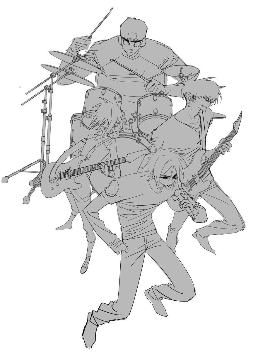 k_isye's tweet photo. 미완이다 #gorillaz https://t.co/fCcpJDTYEI
