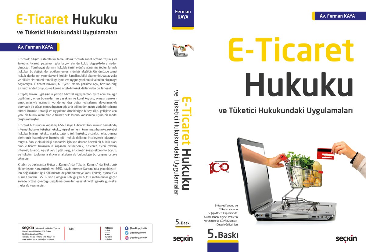 av_fermankaya's tweet photo. E-ticaret, alışverişin ötesinde ticaretin yapısını ve tüketici alışkanlıklarını dönüştüren güçlü, çok yönlü bir dijital pazar alanıdır. Bu alanın hukuk olmaksızın gelişmesi ve bireyi koruması olanaksızdır.  #ETicaret #DijitalDönüşüm #TüketiciHukuku #Hukuk

https://t.co/SOHFOqKsdb https://t.co/0DeA6W5Bx7