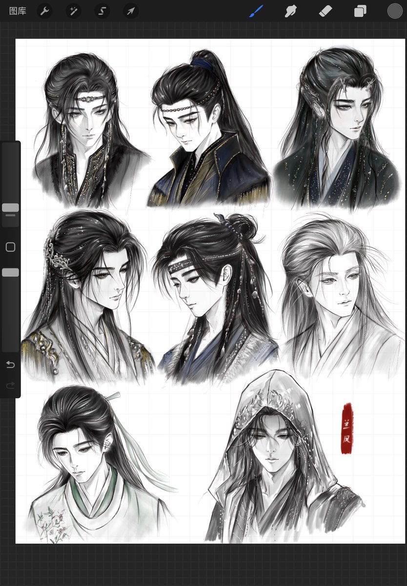 Wu_JShow's tweet photo. 📝 วาดตัวละครซีรีส์โบราณของเร้กครบแล้ว (แหละ) 

//เหลือเปี๋ยฝาน ซือป๋อ คุณเหลิ่ง อี้หาน ✌🏻✨ https://t.co/QoTPJCjhuU