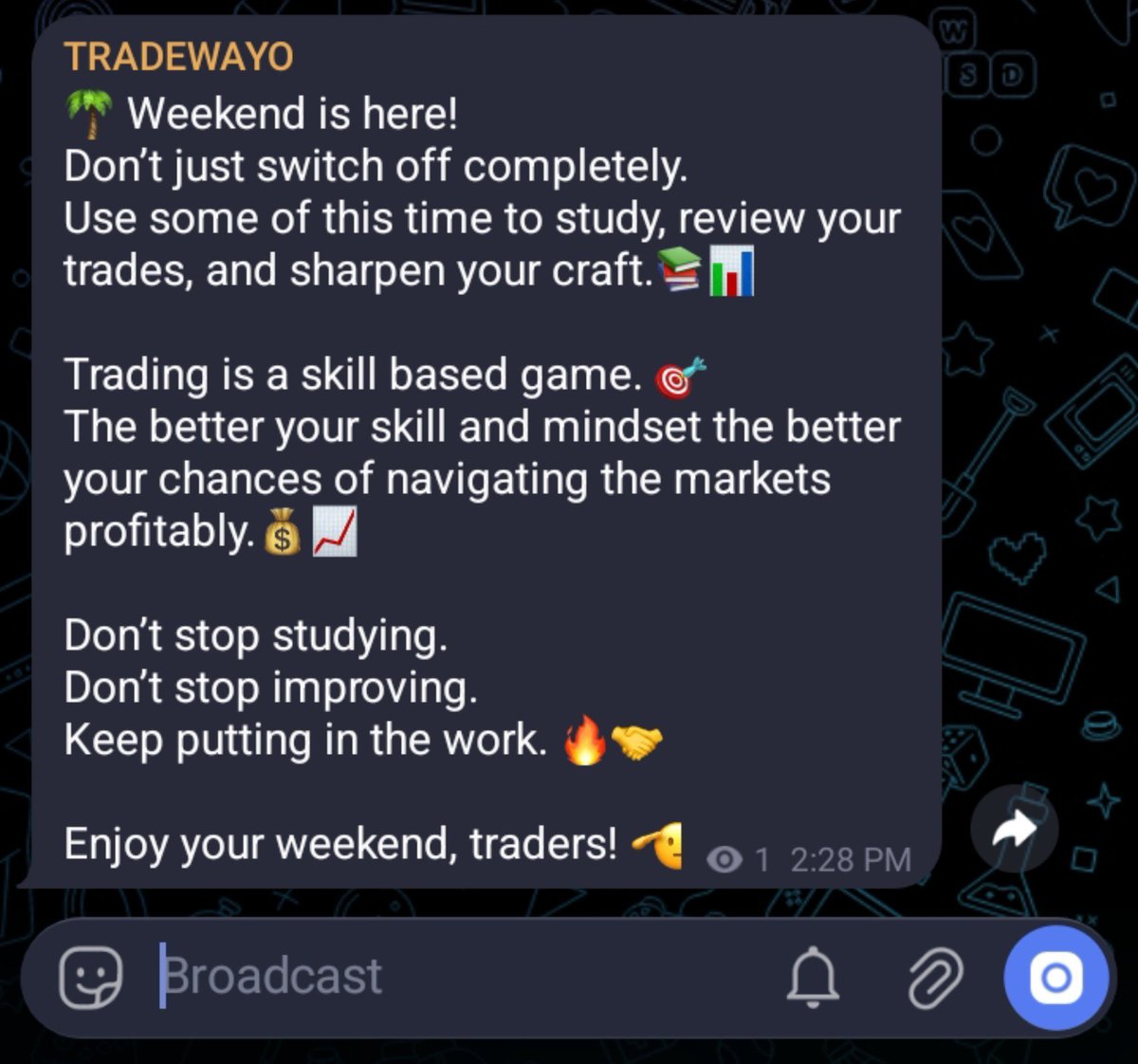 Ayothefxguy's tweet photo. choose $XAUUSD because you understand what moves it and how to trade it.
Another trader pnl shouldn't be the reason you're obsessed with it.
Get your bias right before trading makes you miserable.
You're welcome to learn from my mistakes. 
https://t.co/pKlyXwTM0n https://t.co/WqMWHYswIf