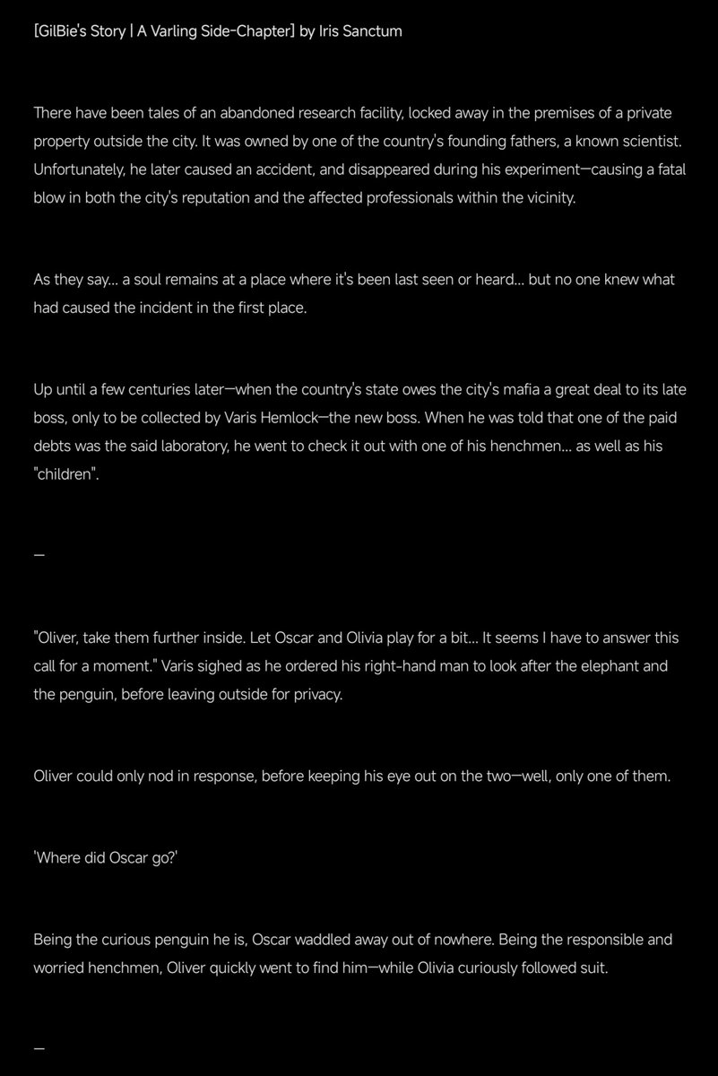 gilbie_simps's tweet photo. Presenting my Varling-Sona lore! 
[GilBie's Story | A Varling Side-Chapter] by @sanctum_iris 

Note:
All my other sonas share my own persona's unique race(?) for easy continuity. Yes, there is a bit of yume at the end. Be warned. #NoPara

#Varlings #VarySweetDreams

(1/2) https://t.co/GtHlfUlHf1