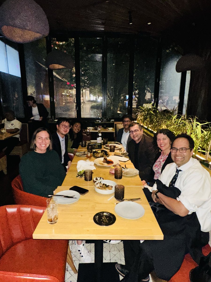 RaajitRampal's tweet photo. One of the emergent joys of coming to meetings is the chance to reconnect with former mentees and learn how their careers and lives are blossoming. Same for old friends.
@TheElfLab @doctorpemm @GabyHobbs https://t.co/ujEXGk6aqZ