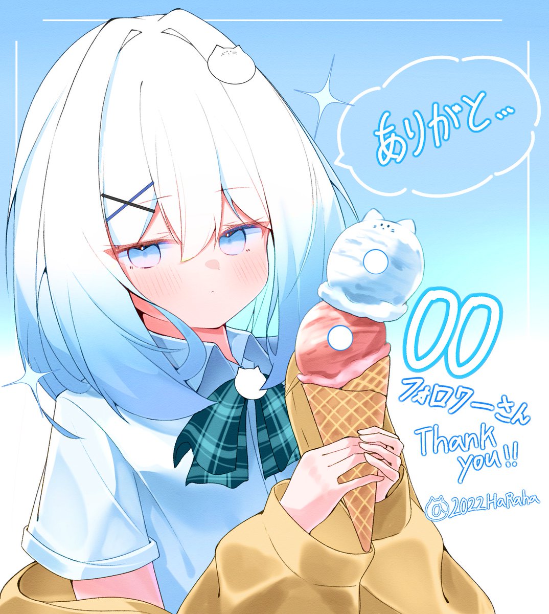 2022HaRaha's tweet photo. 800フォロワーさんありがとうございます！！ https://t.co/I1PvedNads