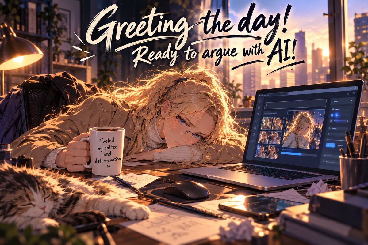 Pnultmtum's tweet photo. Ughhhhhh......the AI changed a hair color ever so slightly that I didn't catch it and now have to correct a bunch of pages... https://t.co/6G0mxHtdTp