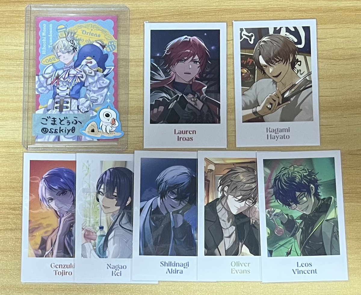 hht0s0's tweet photo. にじさんじ にじストア6周年メモリアルグッズ ランダムチェキ風カード Aグループ Bグループ 交換

譲
画像1枚目

求
画像2〜3枚目の数字分

※画像1枚目の上段は画像2枚目との交換のみ
※画像1枚目の下段は当方から複数提供の比率違い可
※A⇄Bの交換可

郵送交換
初回リトリン必読 https://t.co/jkq5qwV8wh