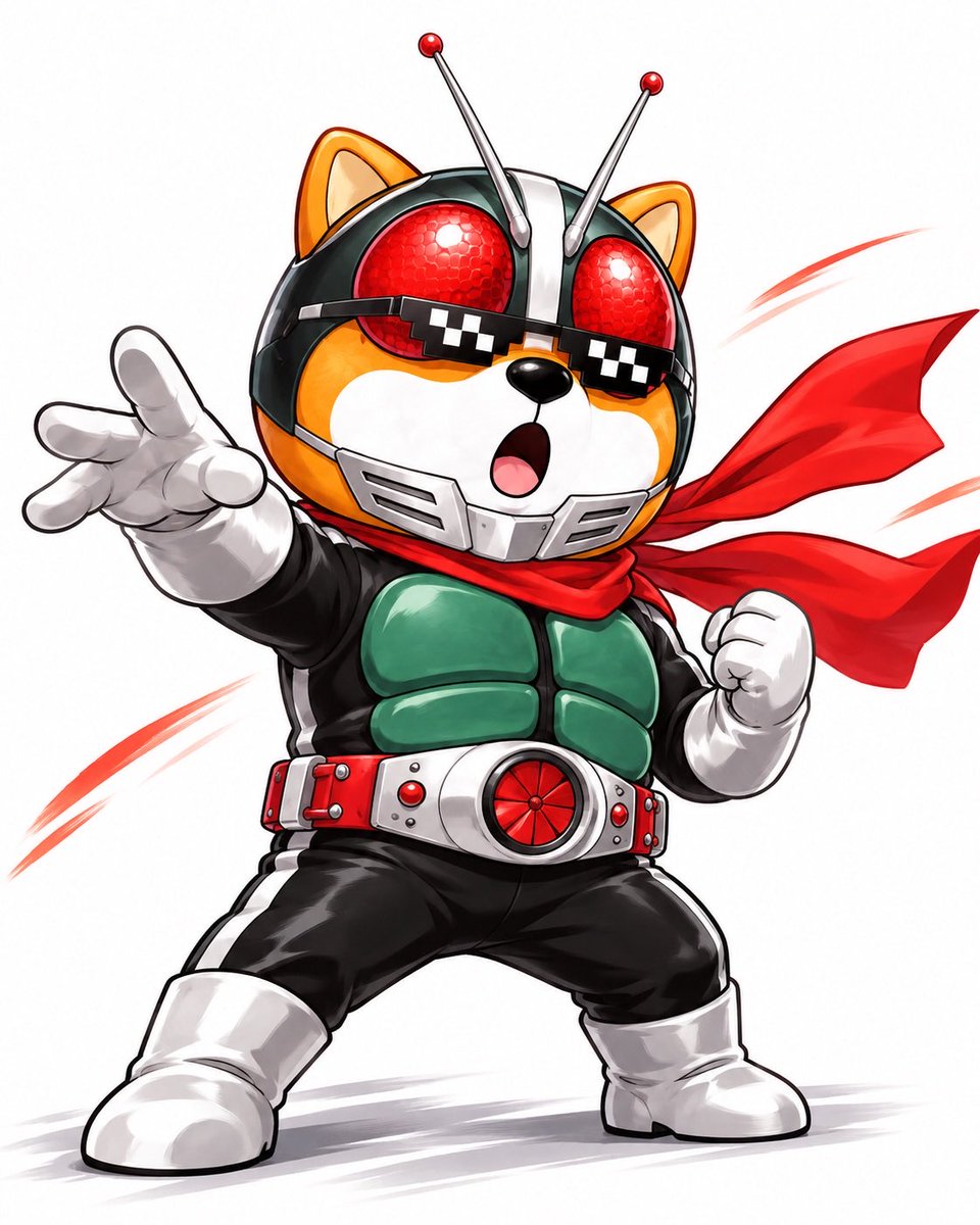 CryptoGuMaster's tweet photo. HENSHIN. 🐕⚡

The spirit of the original Kamen Rider, reborn on X Layer.

Red scarf flying.
Eyes locked forward.
XDOG is ready to ride.

KAMEN RIDER XDOG.

#XDOG #XLayer #KamenRider #Web3 #MemeCoin https://t.co/rbdFEuGF2C