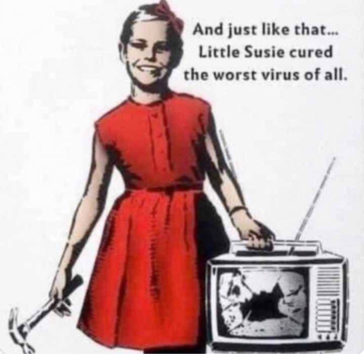 Min_Irva's tweet photo. @sayerjigmi The best way to protect yourself and others from these paid liars and propaganda: eliminate the weapon that distributes it. https://t.co/XLH2WTXidb
