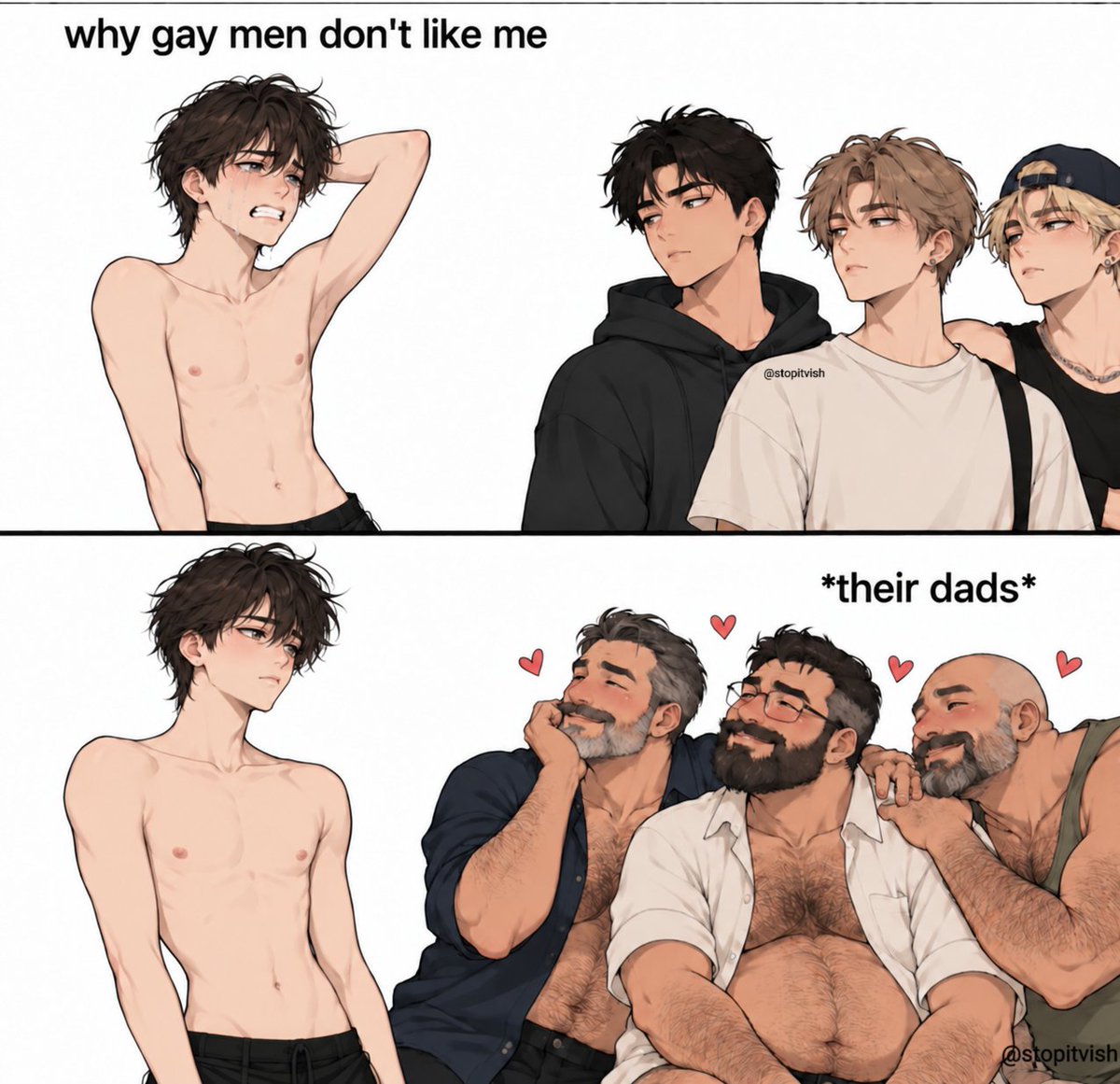 stopitvish's tweet photo. An unfortunately accurate representation of gay culture https://t.co/EmgrGw36gj