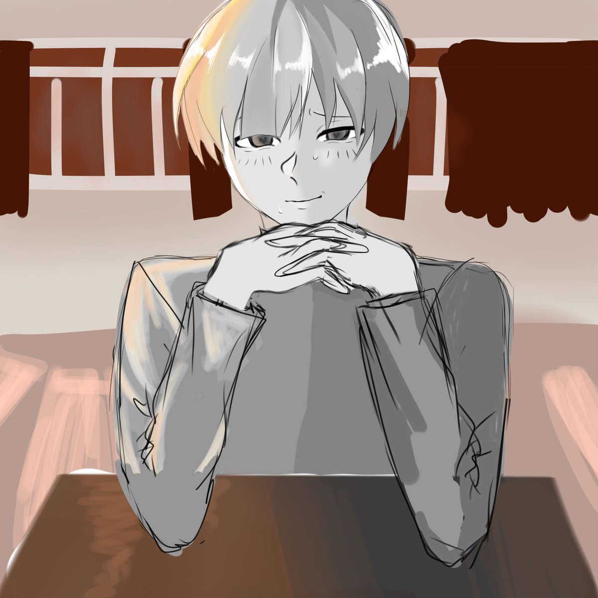 8lw4e's tweet photo. 山田ハジメでDDLCパロ描いてみた https://t.co/tPMEUMHTE8