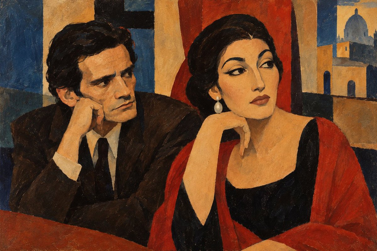 _EMANUELE_D's tweet photo. Pier Paolo #Pasolini Maria #Callas https://t.co/VGcHiyK0z4
