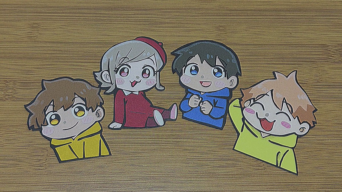 Appleyoo_n17's tweet photo. 切り絵だけ並べたのも可愛い🩷

#てんちゃんねる
#てんちゃんねるあーと https://t.co/XU0HRDsCYL