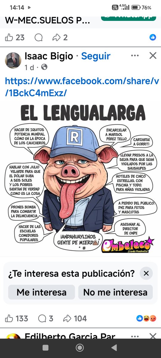 OrlandoAleman6's tweet photo. @el_analista2020 KÁKANISTA, enfermo mental, mejor agarrate a López Aliaga de MARIACHI para que calce el MORROCOY. https://t.co/qSnLbfuHIm