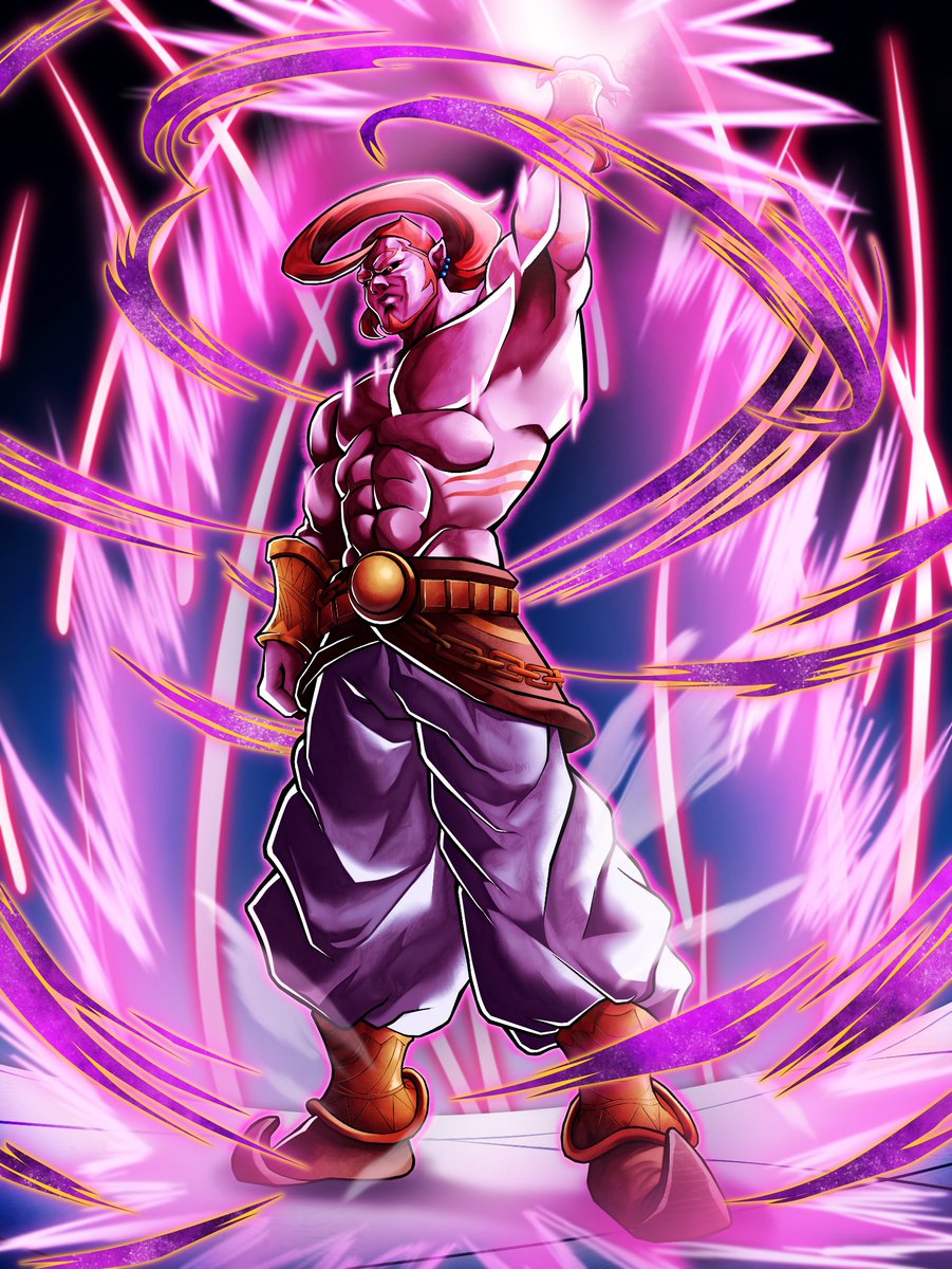 Racodyyy's tweet photo. Erazor Djinn !!!! (Based on AGL LR Super buu from Dokkan Battle) https://t.co/JGBRKauRn1
