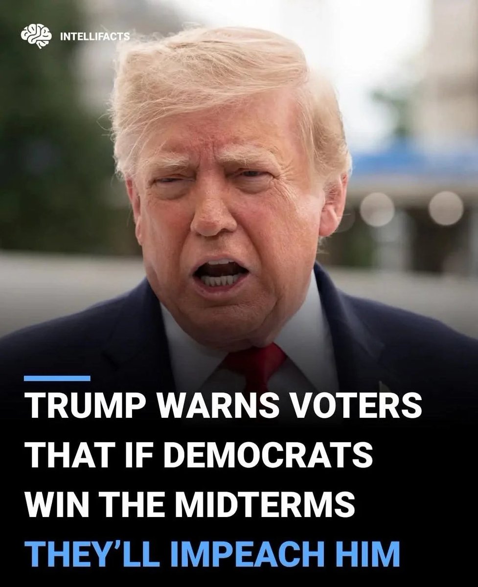 essenviews's tweet photo. Trump says if Democrats win the midterms they'll impeach him. https://t.co/CivPUN13Dm