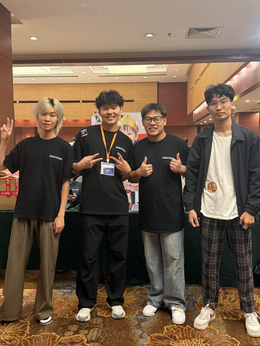 JULYYOYO_44's tweet photo. Team JULY YOYO
2026 China National Yo-Yo Championship Preliminary Results

1A Prelims:
1st: Wu Zhengqi -LifEter 7075
6th: Zhang Yufu -AXONO NEXUS
17th: Yipfai Leung-FLUROS

5A Prelims:
1st: Shi Jiaru - STUBBORN2025

See you tomorrow for the Finals!

#JULYYOYO #CYML2026 #ヨーヨー https://t.co/u0DJ4Qqz2I