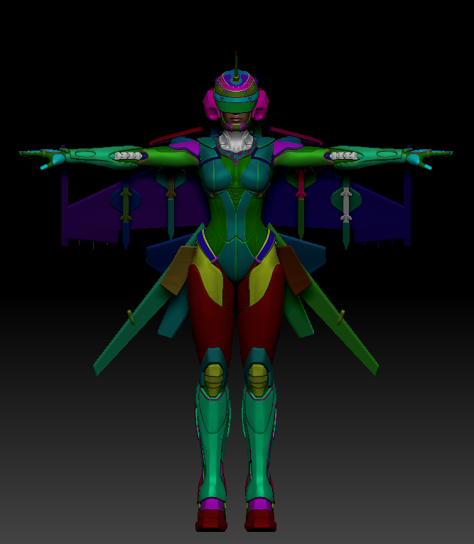 51604shn42's tweet photo. A F2A jet fighter character I created  in my second year of CG.

I designed, sculpted and modeled her myself, spending about a month on the project. https://t.co/wXiM0O8AH1