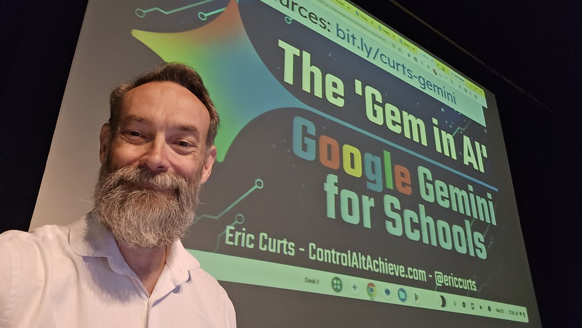 ericcurts's tweet photo. Thanks so much to the Southern Ohio ESC for bringing me down for the Clinton County Connect4EDU PD day! I presented:
🦾 The Bionic Educator
✨ Gemini for Schools
❌ Managing AI Cheating
All of my PD resources at https://t.co/MRwa0NAKIB

#edtech https://t.co/0cArawBxM2