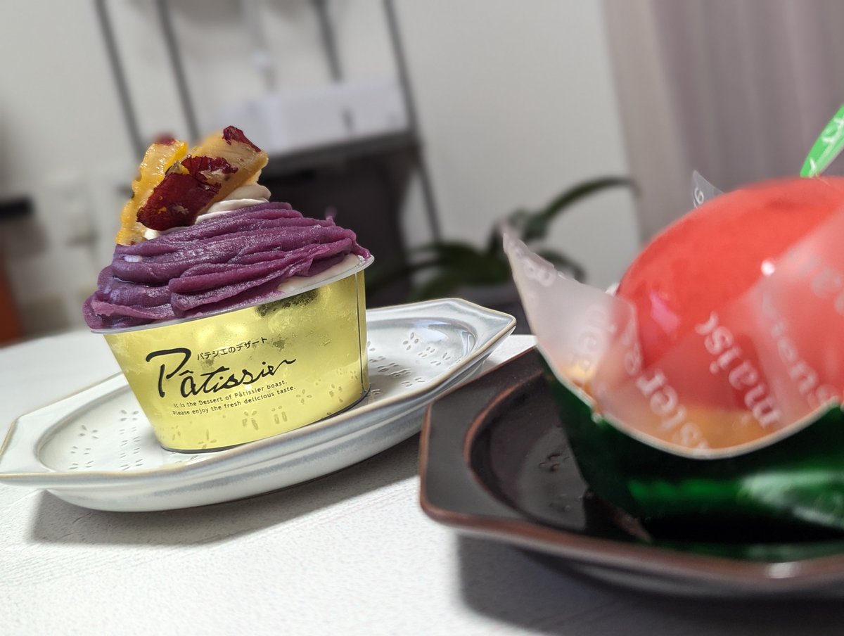 seed_keisuke's tweet photo. 今夜のシメは菊家
紫芋のモンブラン https://t.co/qnOGdzQBFH