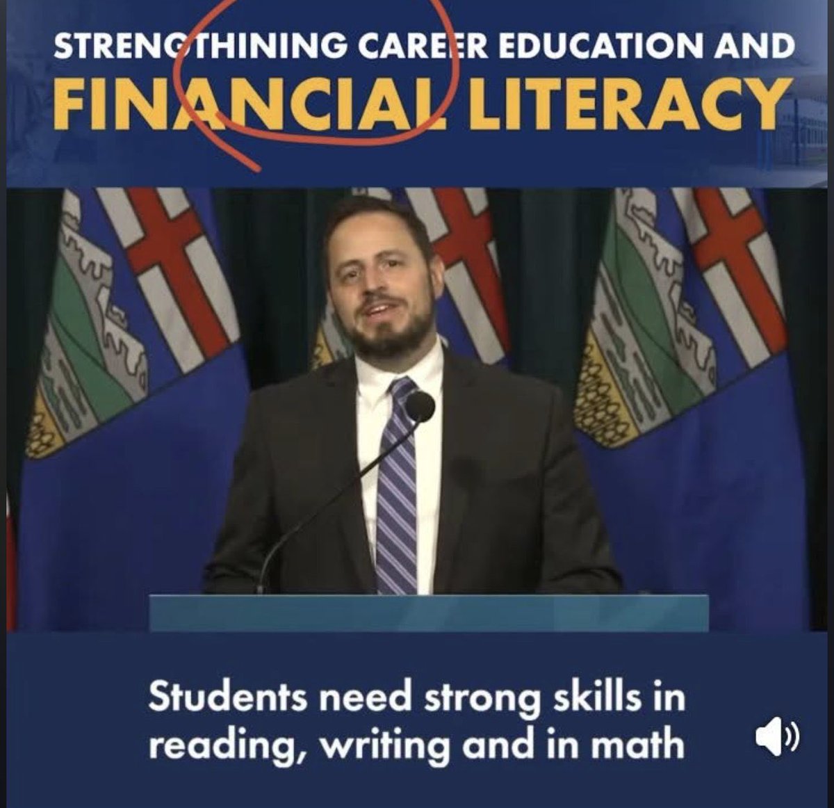 ABDanielSmith's tweet photo. Demetrios Nicholaides, UCP MLA and Minister of Education, ladies &amp; gentlemen!

This shows everything you need to know about my UCP:
✅ We are doing the bare minimum governing Alberta
✅ We don’t care about Albertans
✅ We don’t care how we handle your tax dollars

#abpoli #ableg https://t.co/huphAfXxES