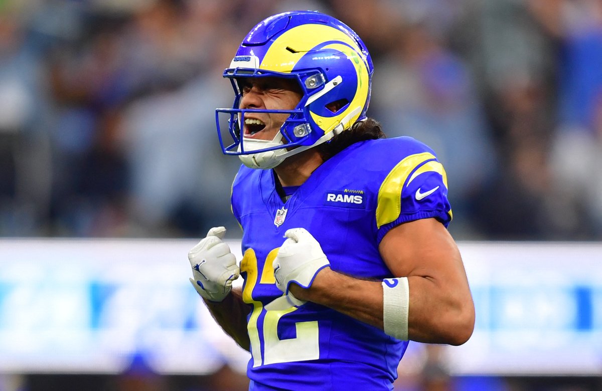 UnderdogNFL's tweet photo. Pelissero: Puka Nacua (hip, groin) may be on "stricter snap count than usual" in Week 4. https://t.co/mbgQY4XucC