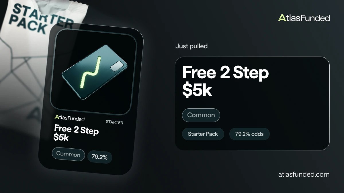 officialn9or's tweet photo. @atlasfunded
Just pulled Free 2 Step $5k (Common) from an Atlas Funded Starter Pack
Time to lock in https://t.co/vqW4zWYh8K https://t.co/HjFpoHMllS
