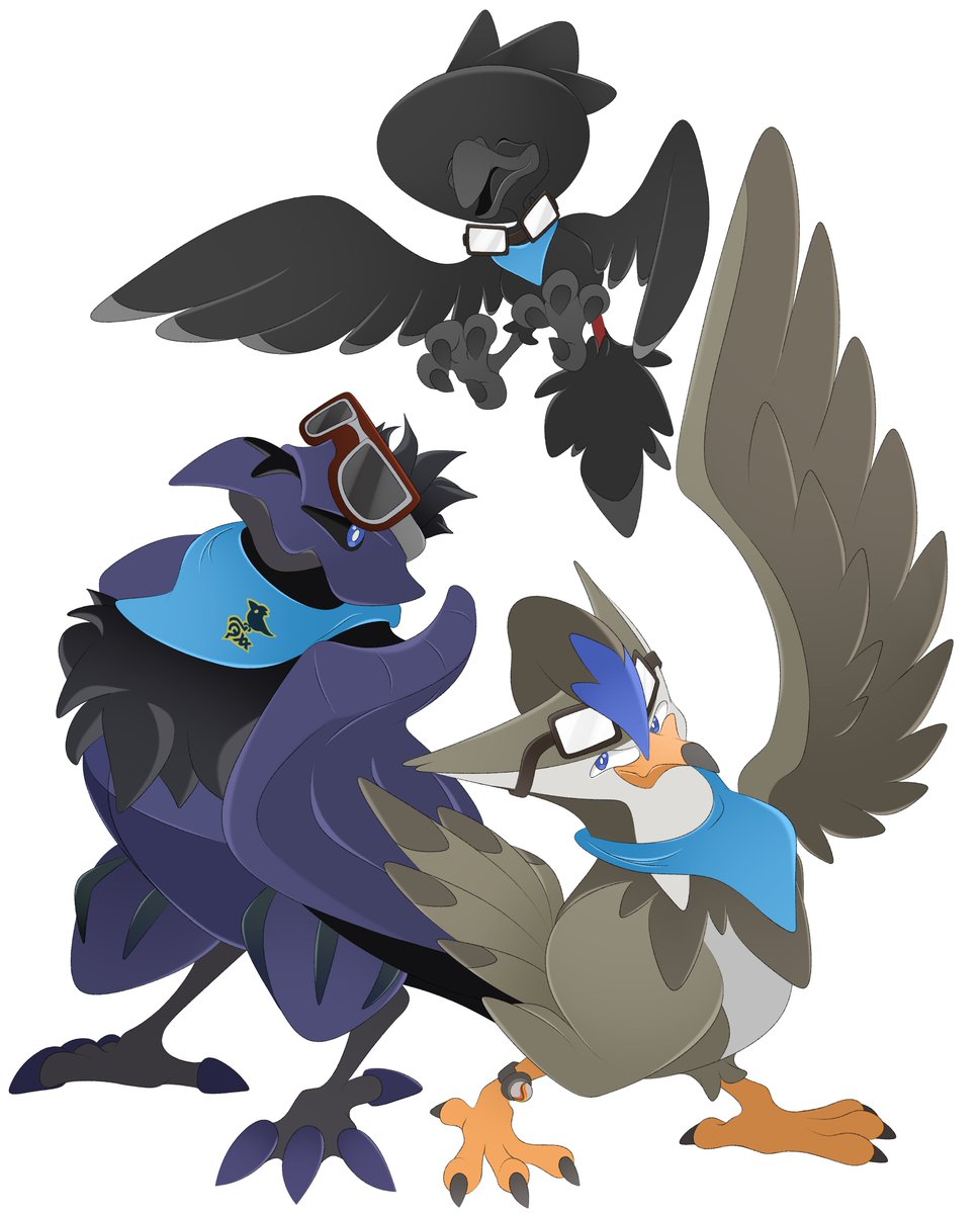 DevRingtail's tweet photo. @Ziolukin @FokyDraws Oh thats not my Korviknight, thats just my crow! My Korviknight looks pretty standard as seen below. Although you did just give me a great idea to experiment with, using the gold markings~ https://t.co/J9Ft5aDifL