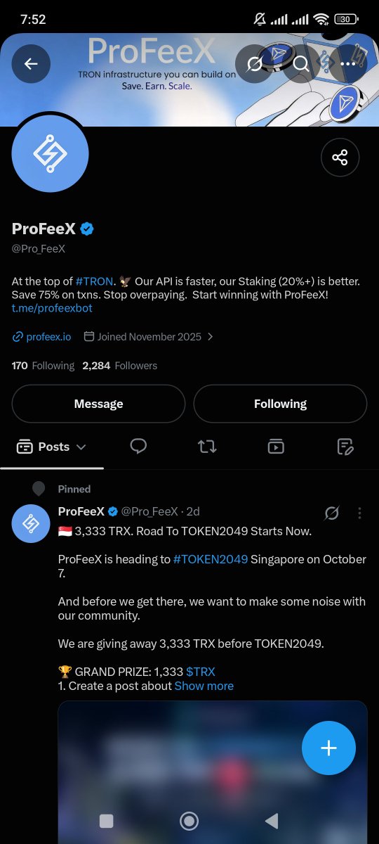 Thinking_btc_'s tweet photo. @Pro_FeeX My perspective on ProFeeX is live. Curious to hear what the community thinks! https://t.co/1Ip1F2iBRO