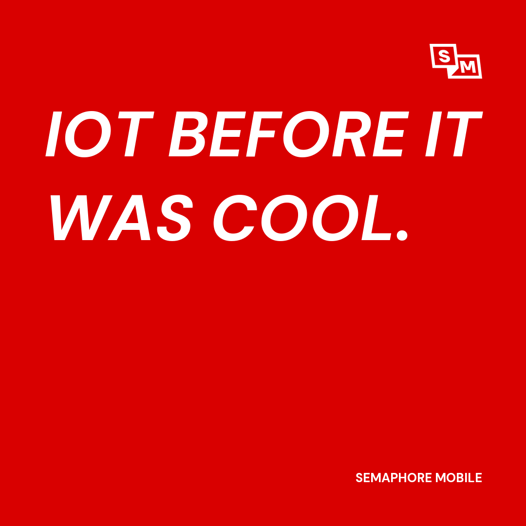 SemaphoreMobile's tweet photo. IoT before it was cool — we were there. Sensors lying, networks dropping, hardware aging in the field. We've shipped connected products since 2002. We know where they fail. Start a project. https://t.co/pMWu7F7YOg #IoT #ConnectedDevices #ProductDevelopment https://t.co/PjlGh7wcON