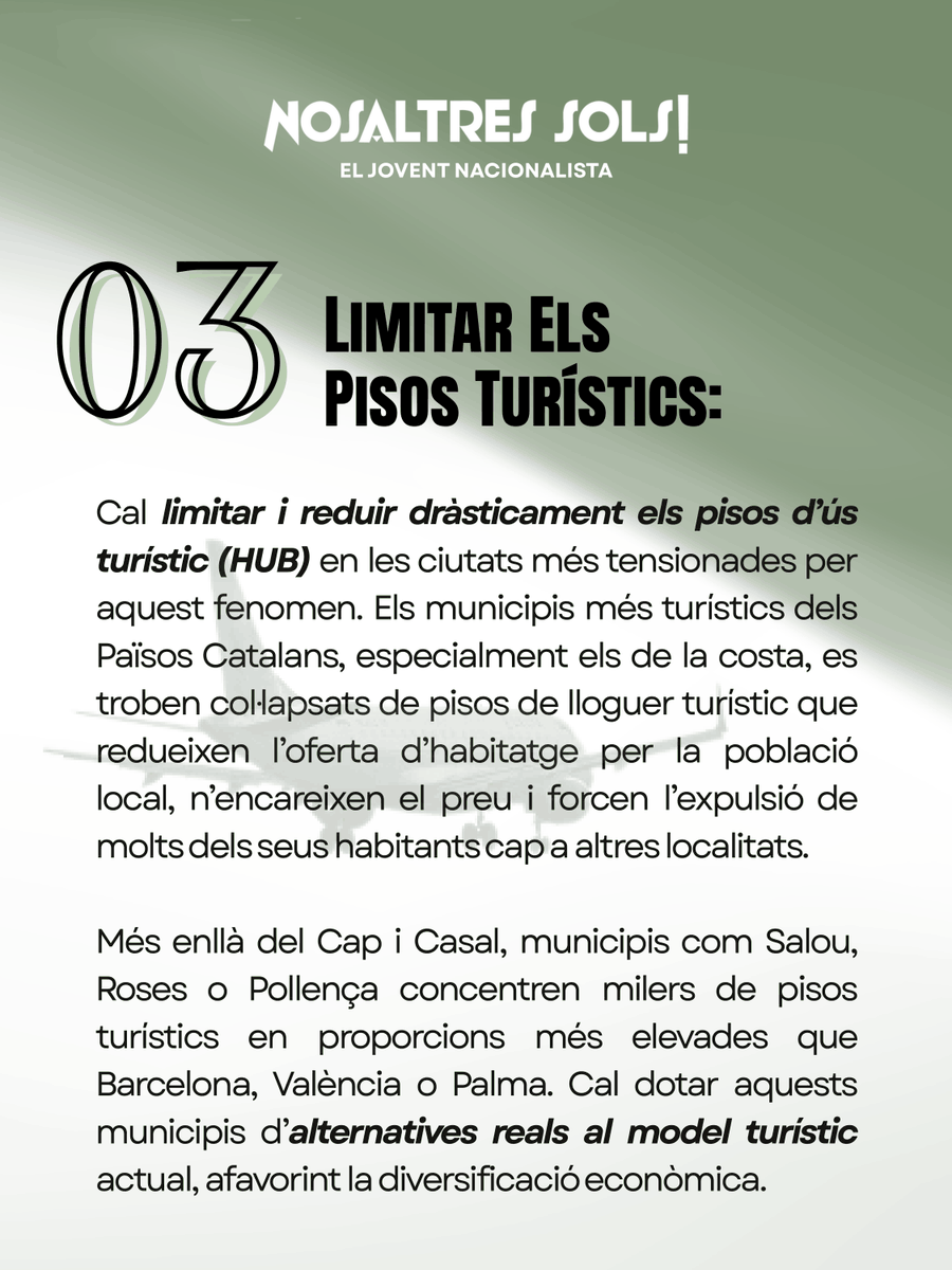 Nosaltres_Sols_'s tweet photo. La posició de Nosaltres Sols! sobre la crisi de l'habitatge. Una anàlisi des del nacionalisme català: https://t.co/I4TTOsvREs