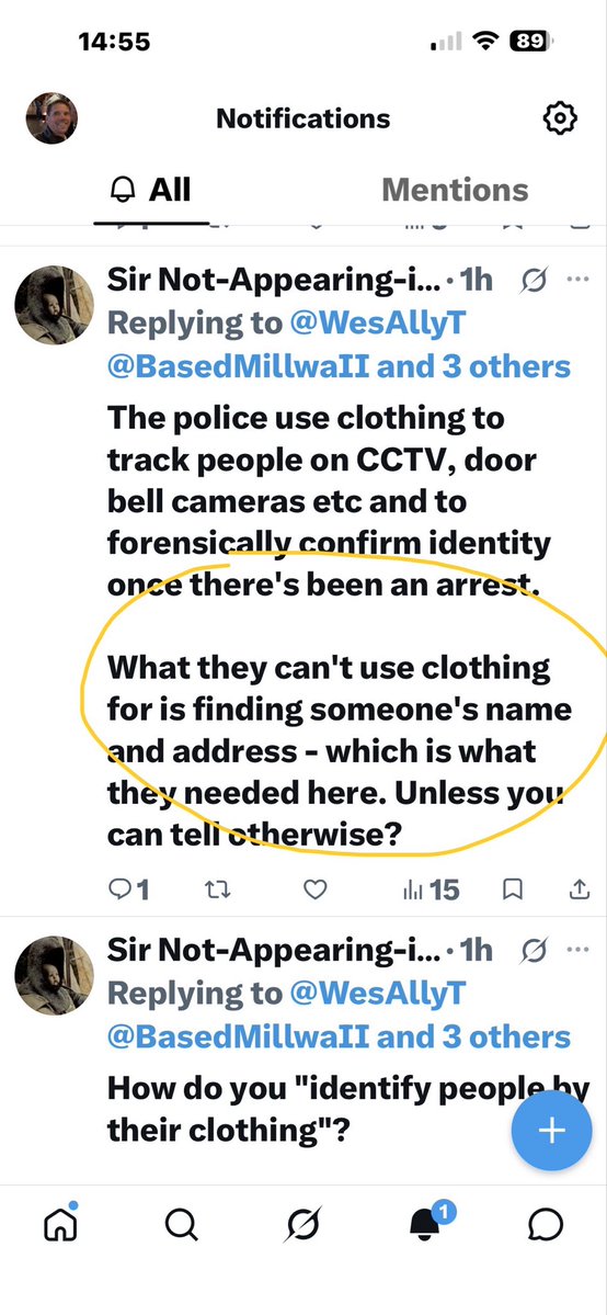 WesAllyT's tweet photo. @SirNotAppearing @BasedMillwaII @metpoliceuk @RealDannyTommo @andyburnham Actually you did say it https://t.co/292kXhq7dM