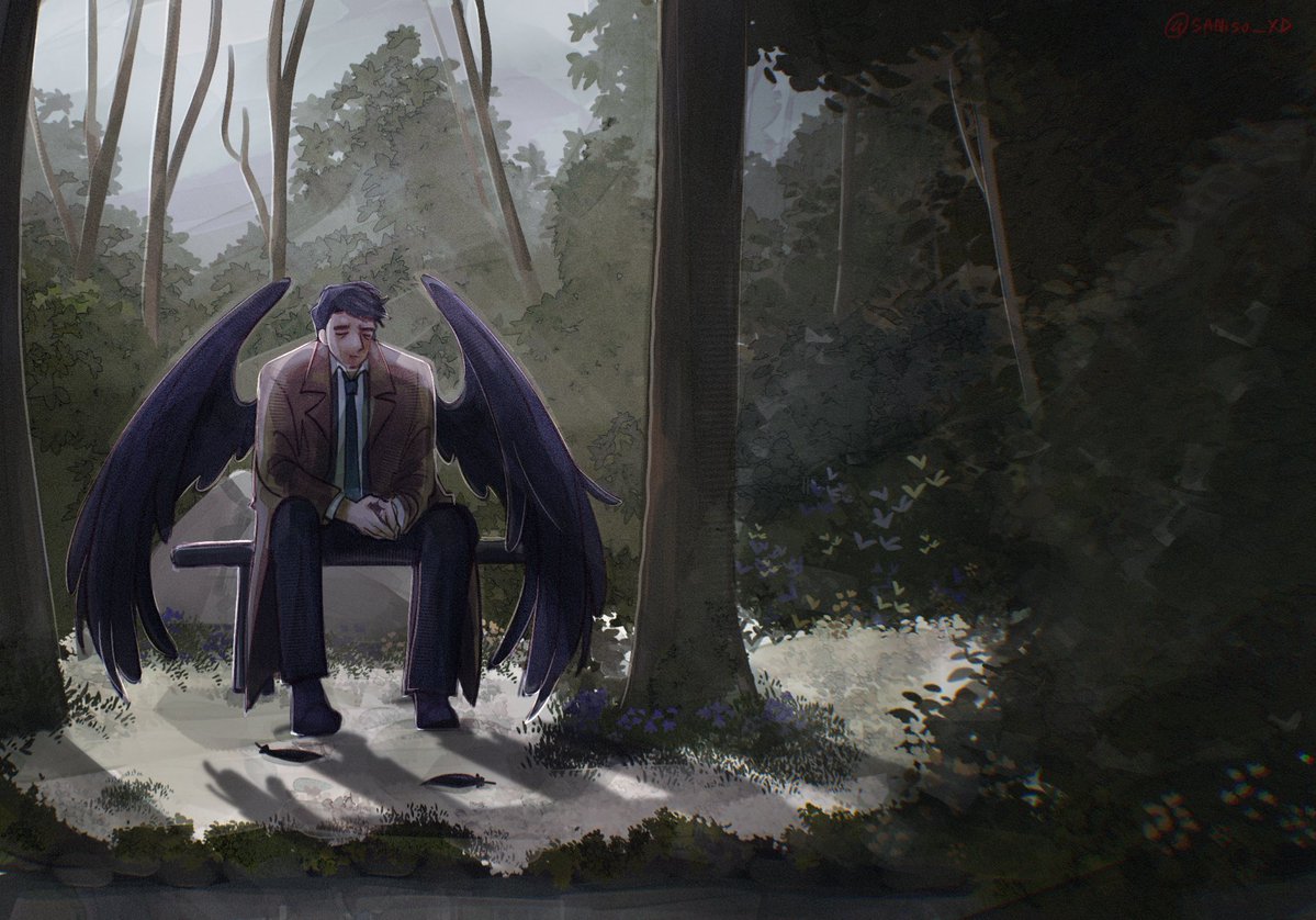 SANiso_XD's tweet photo. Give me a sign…🥀 #Castiel #SPN https://t.co/wKXXbK5LMu