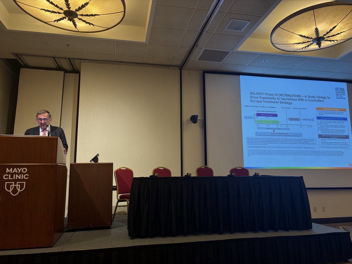 LeticiaRolonMD's tweet photo. Back to the podium is Dr. @fervenzaf sharing Advances in Management of Patients with MN. We’ve come a long way with antigen discovery and the prospect of antigen-driven management and now with new therapies in the horizon…@MayoClinicNeph Selected Topics in GN https://t.co/IJQWAMMiwW