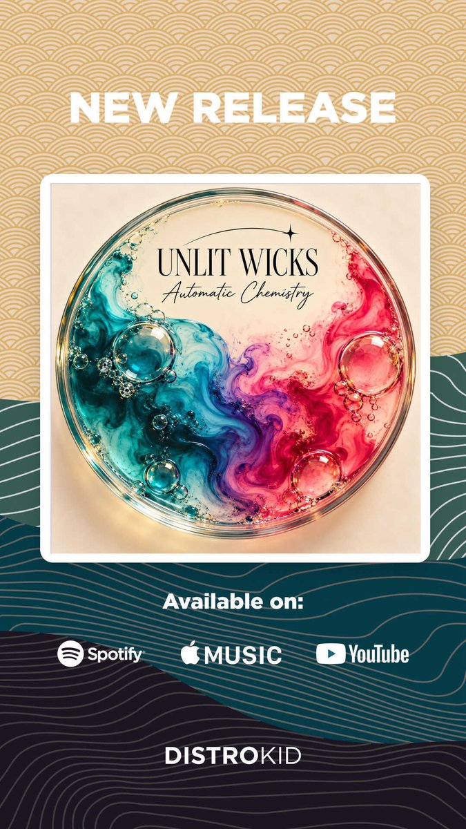 UnlitWicks's tweet photo. In case you missed it.
Our new 4-track EP, Automatic Chemistry, is out now.

Four songs, one project, and a lot of time put into making it feel exactly right.

Listen here: https://t.co/aCyDbpFBh5

Check it out and let us know what you think. Thanks. https://t.co/4IOHfDGL7P