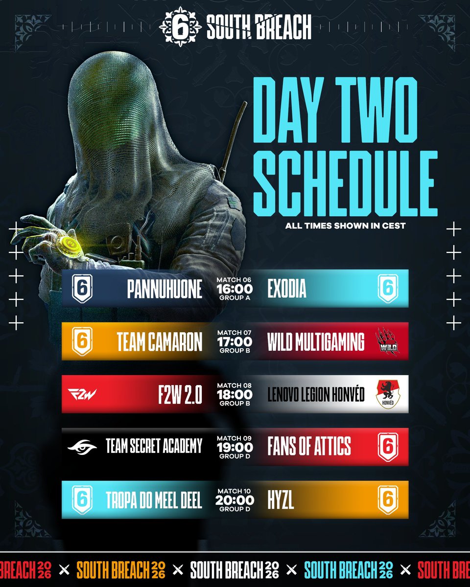 ESIX_FR's tweet photo. Rendez-vous dès maintenant en direct pour suivre la seconde journée de groupes du South Breach ! 🎬

📺 https://t.co/6oppdzonh6 https://t.co/5Rys2Q9fuu