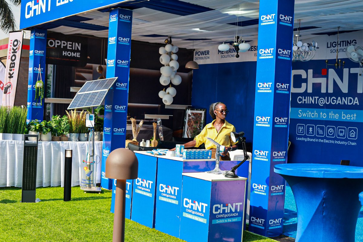 CHINTUganda's tweet photo. We’re live at the 32nd Uganda International Trade Fair! 🎉

Find CHINT Uganda at UMA Show Grounds, Lugogo, and explore our wide range of electrical, energy, lighting and smart solutions.

Your project. Our solutions. One CHINT.
#CHINTUganda  #TradeFair2026 #SwitchToTheBest https://t.co/T4YC7y65sk