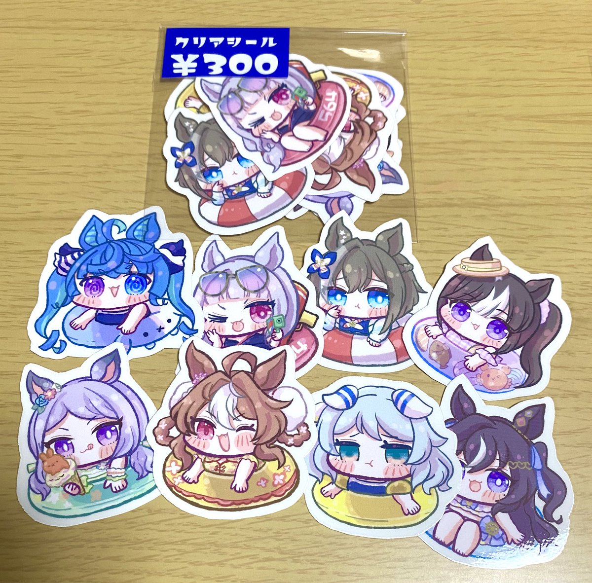 ariichi123's tweet photo. 明日の福島のadvの新作シール達です！
スペースは、D09.10になります！
よろしくお願いします🙇‍♀️
ウマ娘スペ多そうで楽しみ😊
#ADV21 https://t.co/CwGypDBE0I