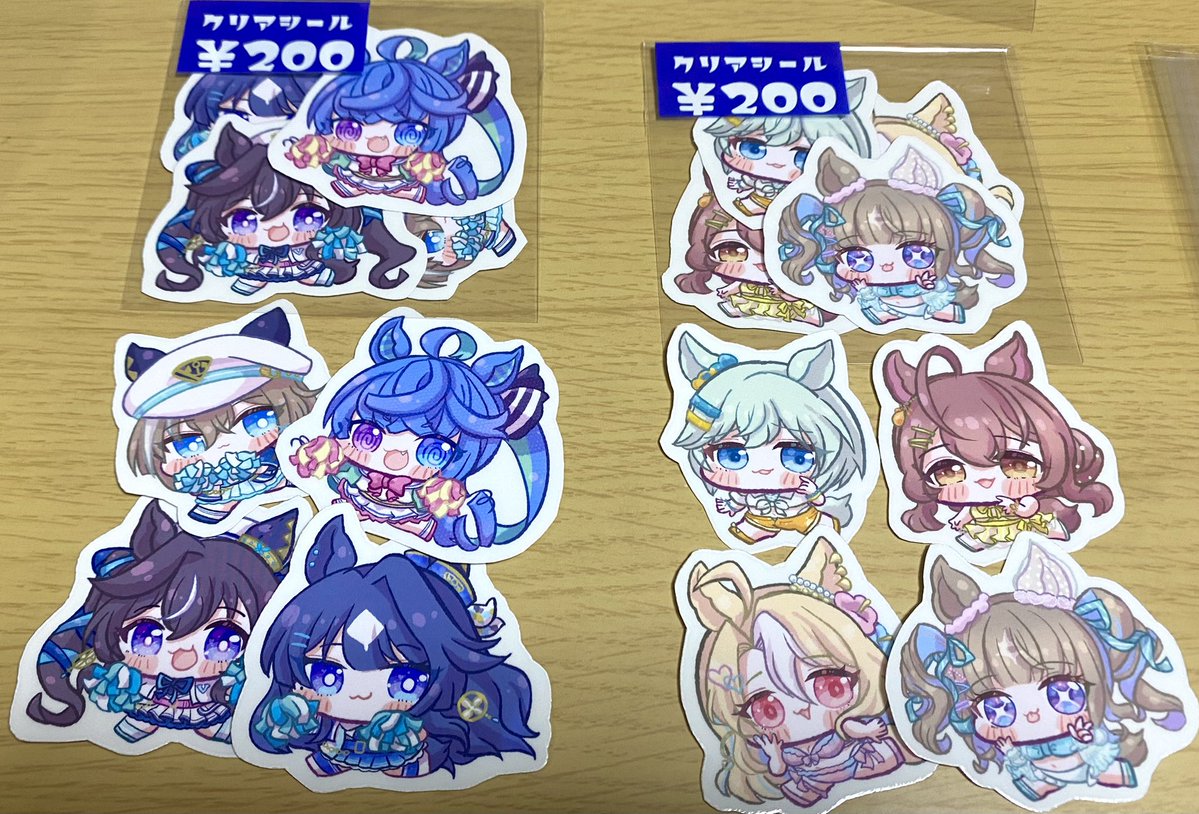ariichi123's tweet photo. 明日の福島のadvの新作シール達です！
スペースは、D09.10になります！
よろしくお願いします🙇‍♀️
ウマ娘スペ多そうで楽しみ😊
#ADV21 https://t.co/CwGypDBE0I