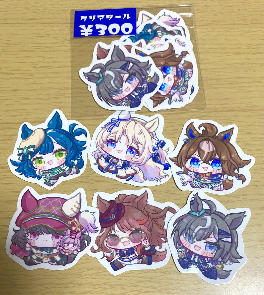 ariichi123's tweet photo. 明日の福島のadvの新作シール達です！
スペースは、D09.10になります！
よろしくお願いします🙇‍♀️
ウマ娘スペ多そうで楽しみ😊
#ADV21 https://t.co/CwGypDBE0I