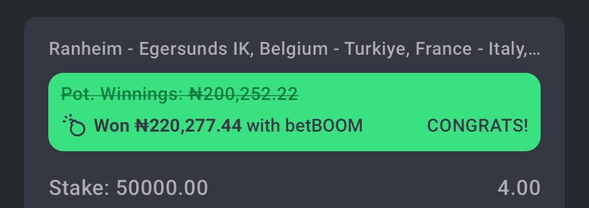 TheFtXMaestro's tweet photo. The Streak Continues! ANOTHER 4 ODDS BANKER BOOM 💰 !!!!!!   

Congrats if you got on. 

Get those funds ready,  let’s go again today 💪🏽🧏🏽‍♂️. 

#StakeResponsibly 🔞 https://t.co/TBiFrWG3SH